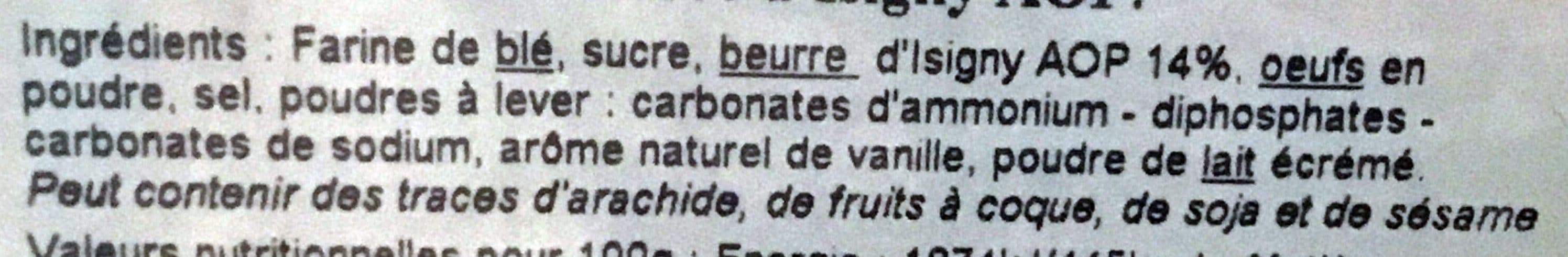 Biscuiterie de l'Abbaye Galettes Normandes au beure d'Isigny A.O.P packshot