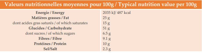 Biscuiterie De L’Abbaye L'apéritif Normand Mimolette packshot