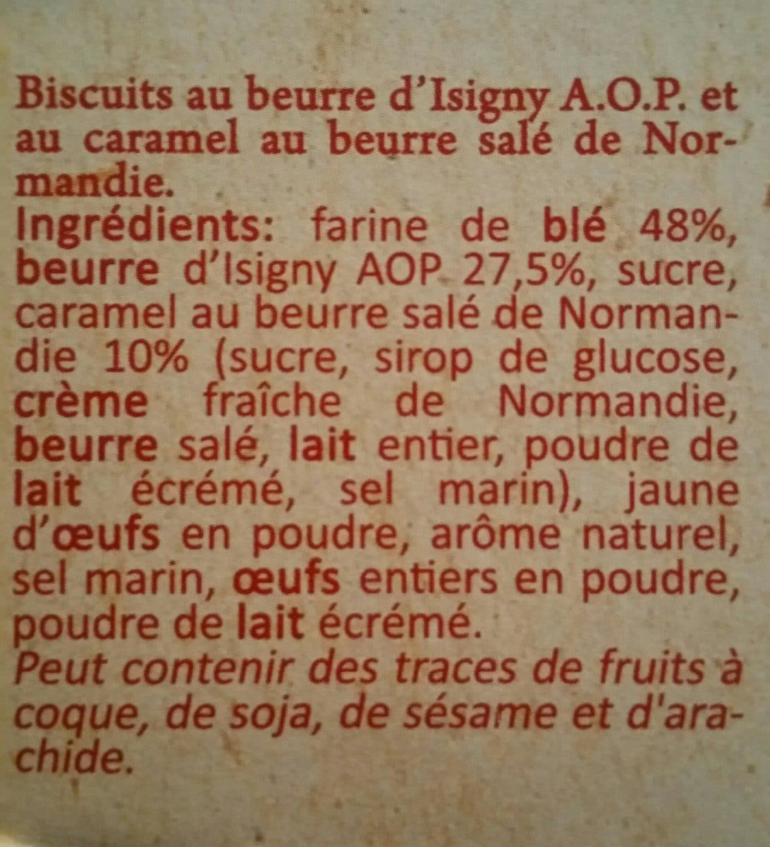 Biscuiterie de l abbaye Le carré normand caramel beurre salé packshot