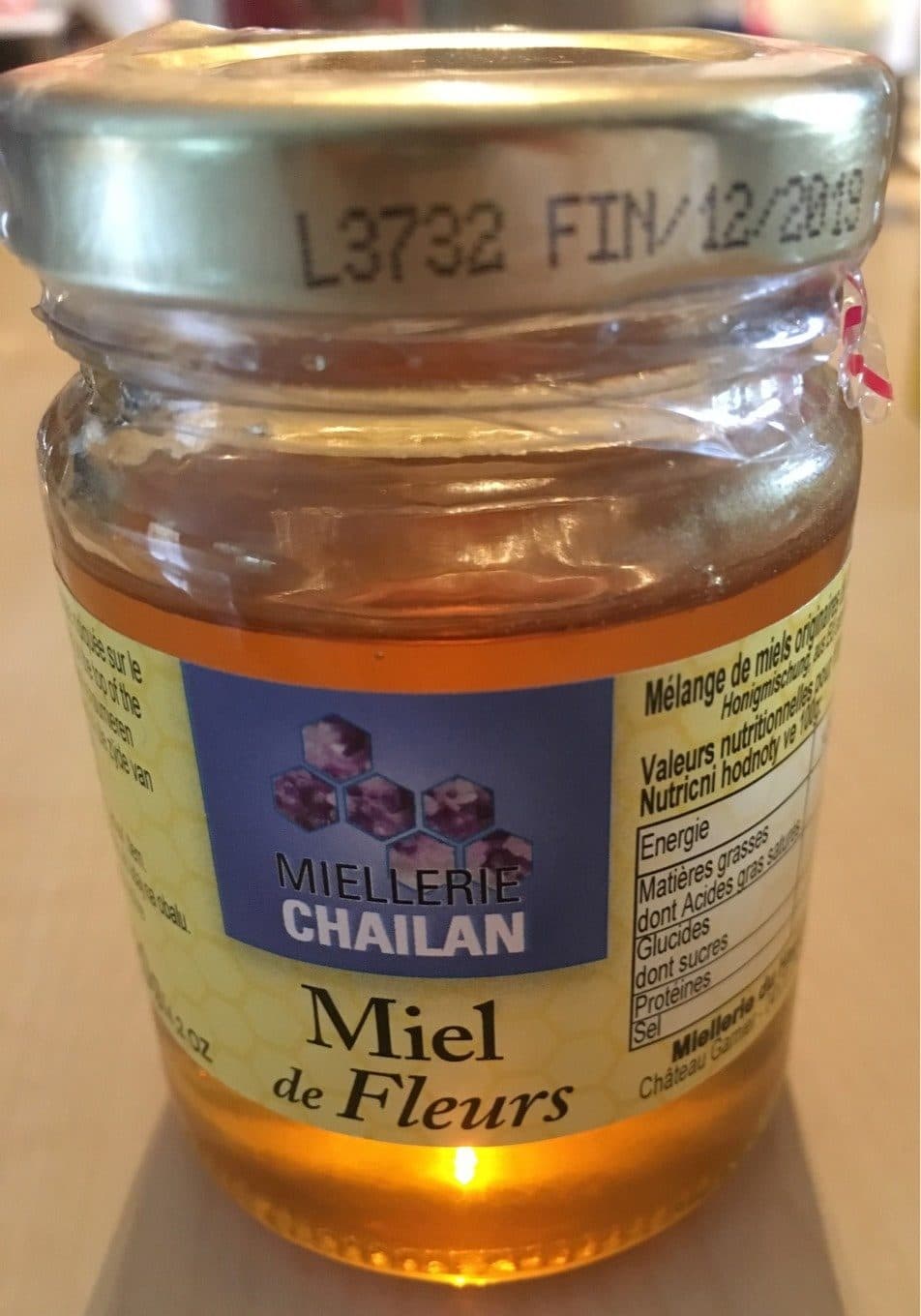 Miellerie Chailan Miel de fleurs packshot