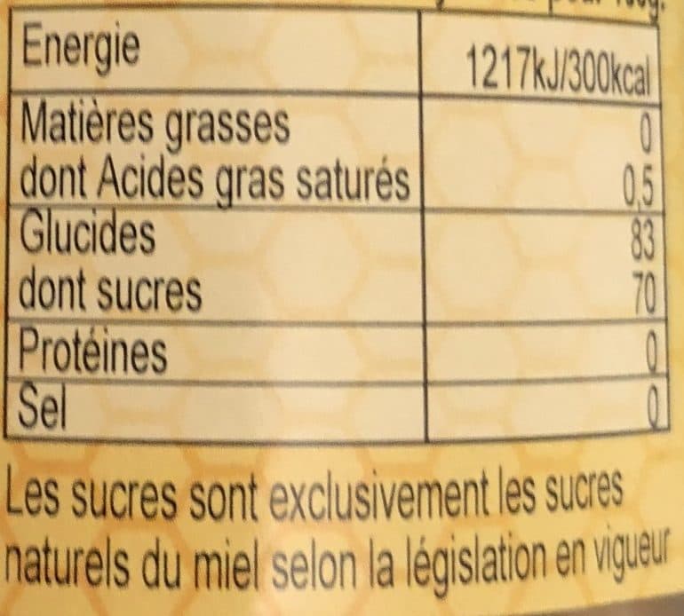 Open Food Facts Miel D'acacia packshot