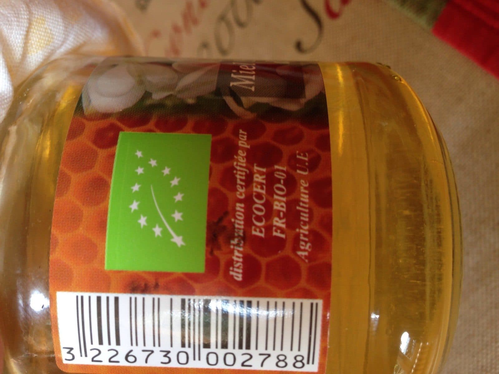 Miels Chailan Miel biologique d'acacia packshot