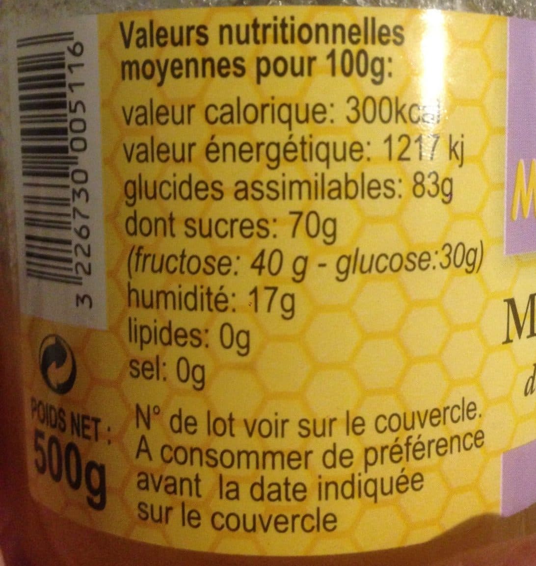 Miels Chailan Miel de lavande de provence packshot