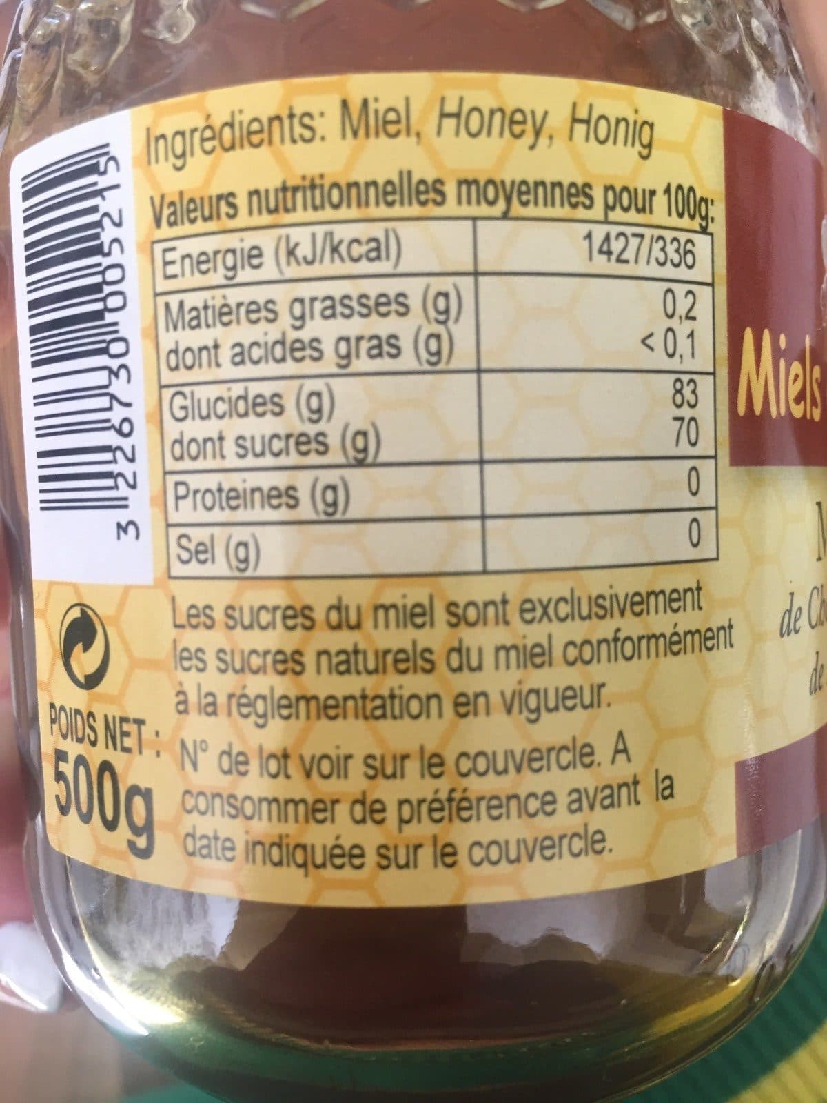 Miels Chailan Miel Chailan packshot