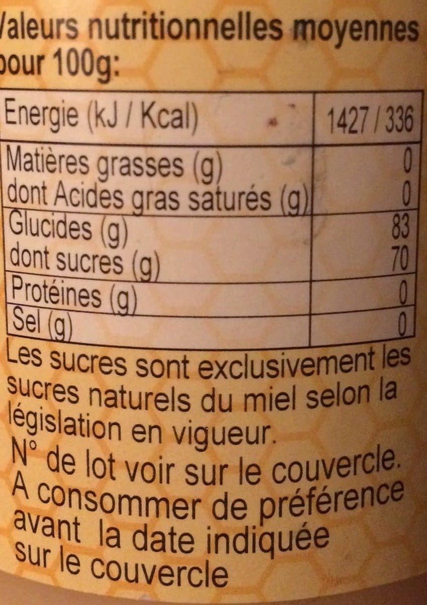 Miels Chailan Miel de lavande de provence packshot