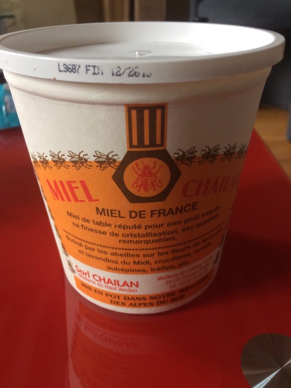 Miels Chailan Miel Chailan packshot