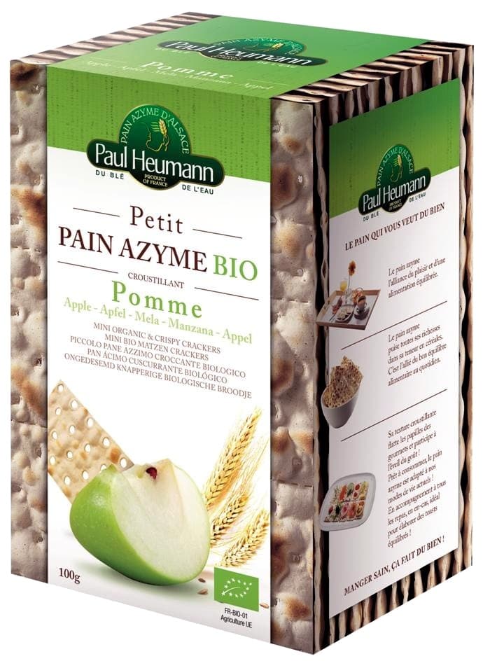 PAUL HEUMANN Petit Pain Azyme biologique Pomme Paul Heumann packshot