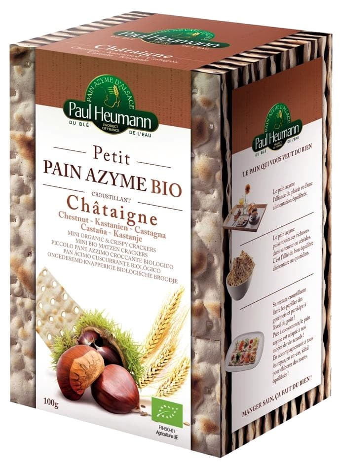 PAUL HEUMANN Petit Pain Azyme bio Châtaigne packshot