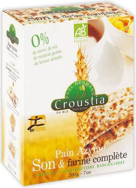 PAUL HEUMANN Pain Azyme CROUSTIA Son&Farine Complète Paul Heumann packshot