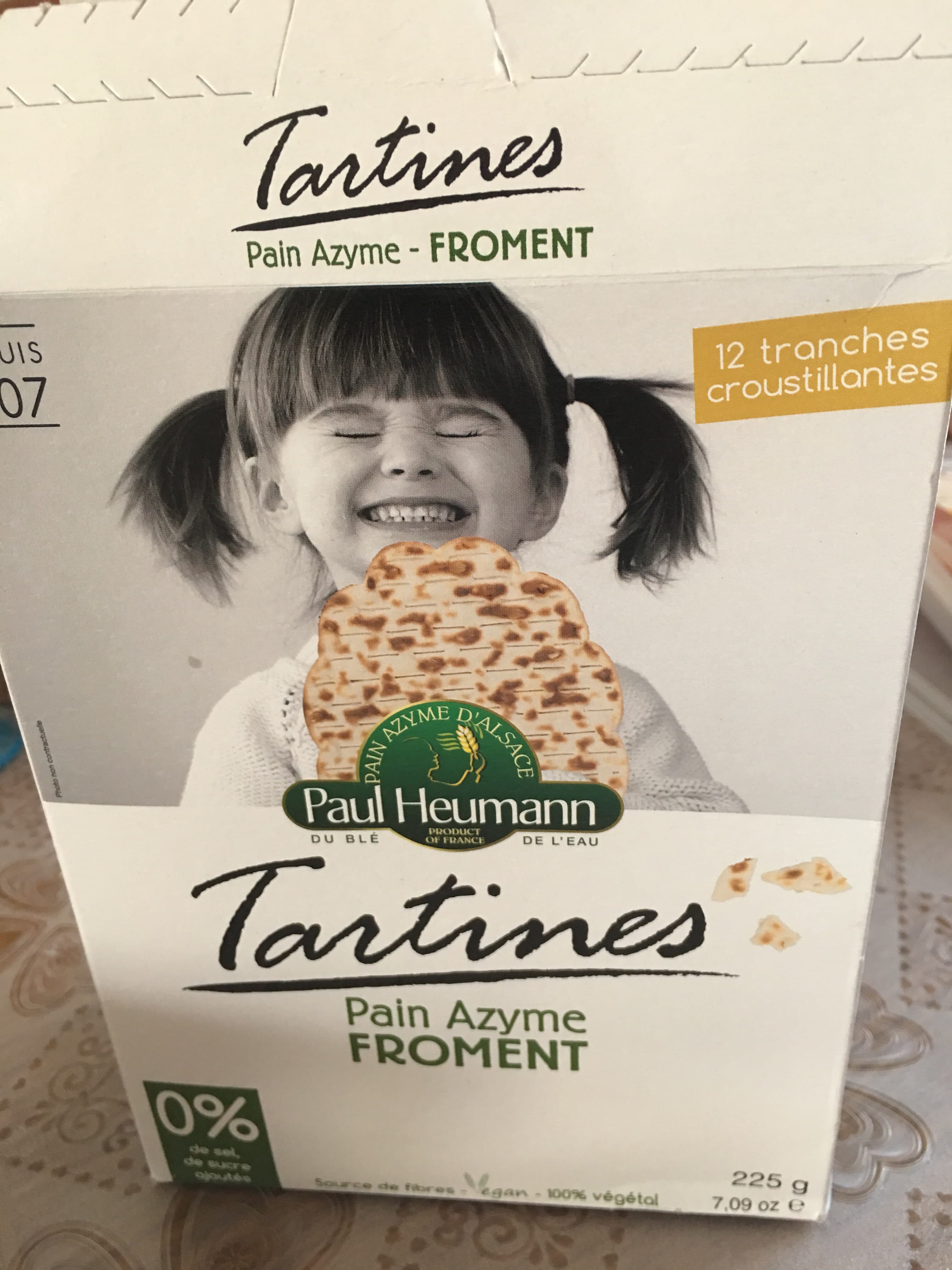 Paul Heumann Pain Azyme Froment packshot