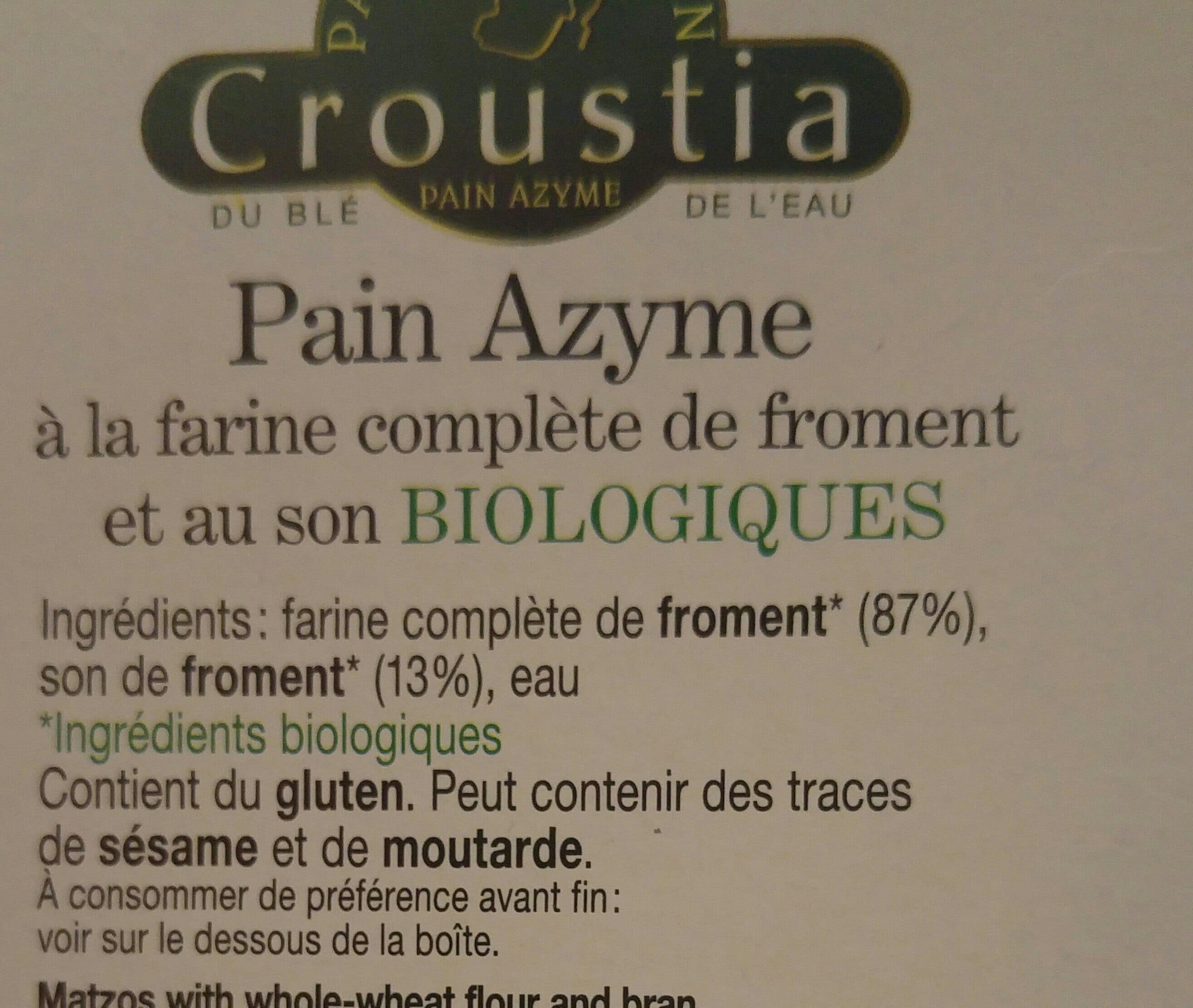 Paul Heumann Croustia Pain azyme packshot