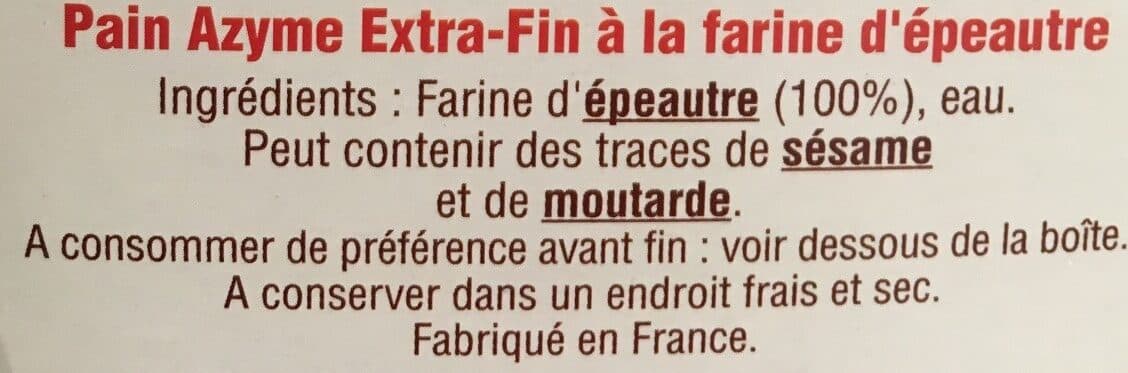 Open Food Facts Les petites Matsot tradition packshot
