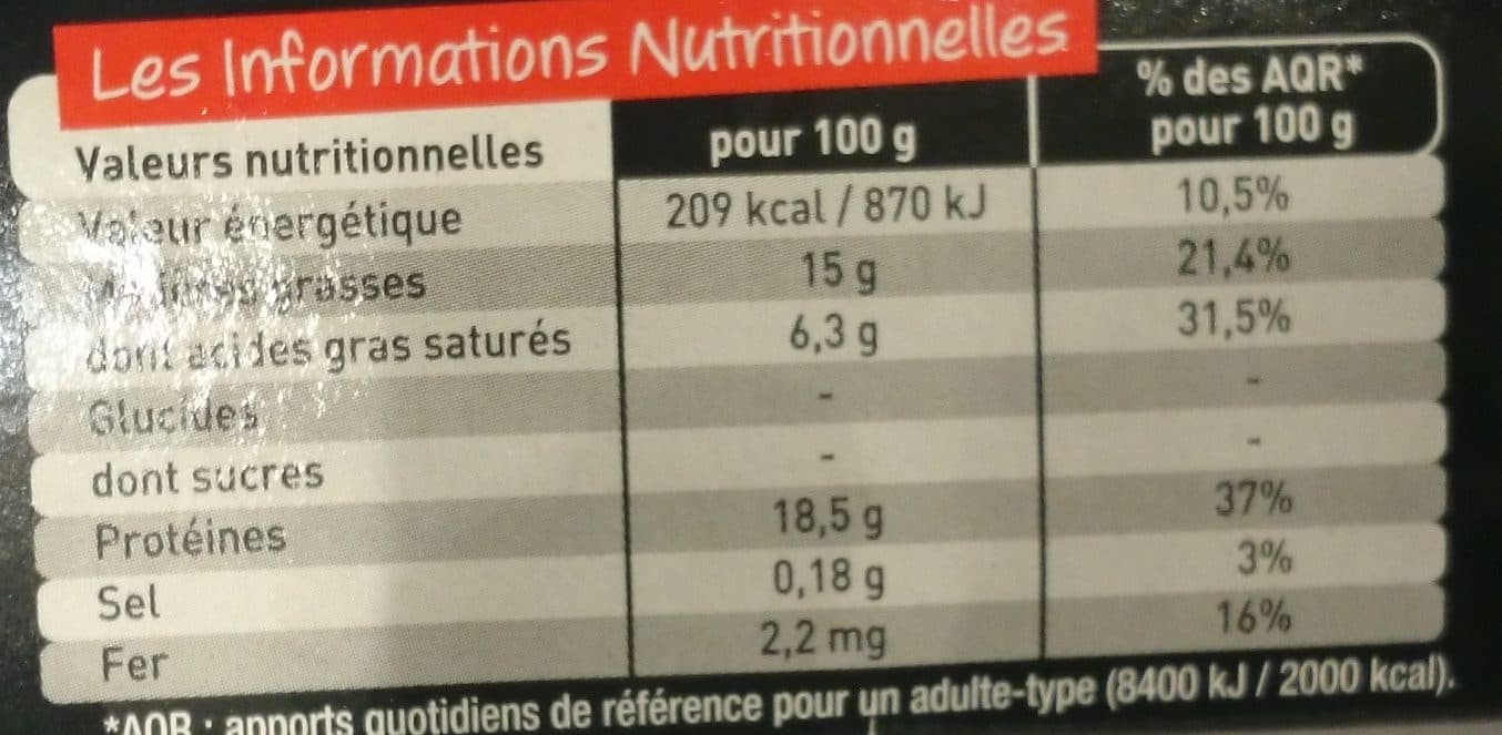Charal Le Steak Haché Pur Bœuf 15% MG surgelé packshot