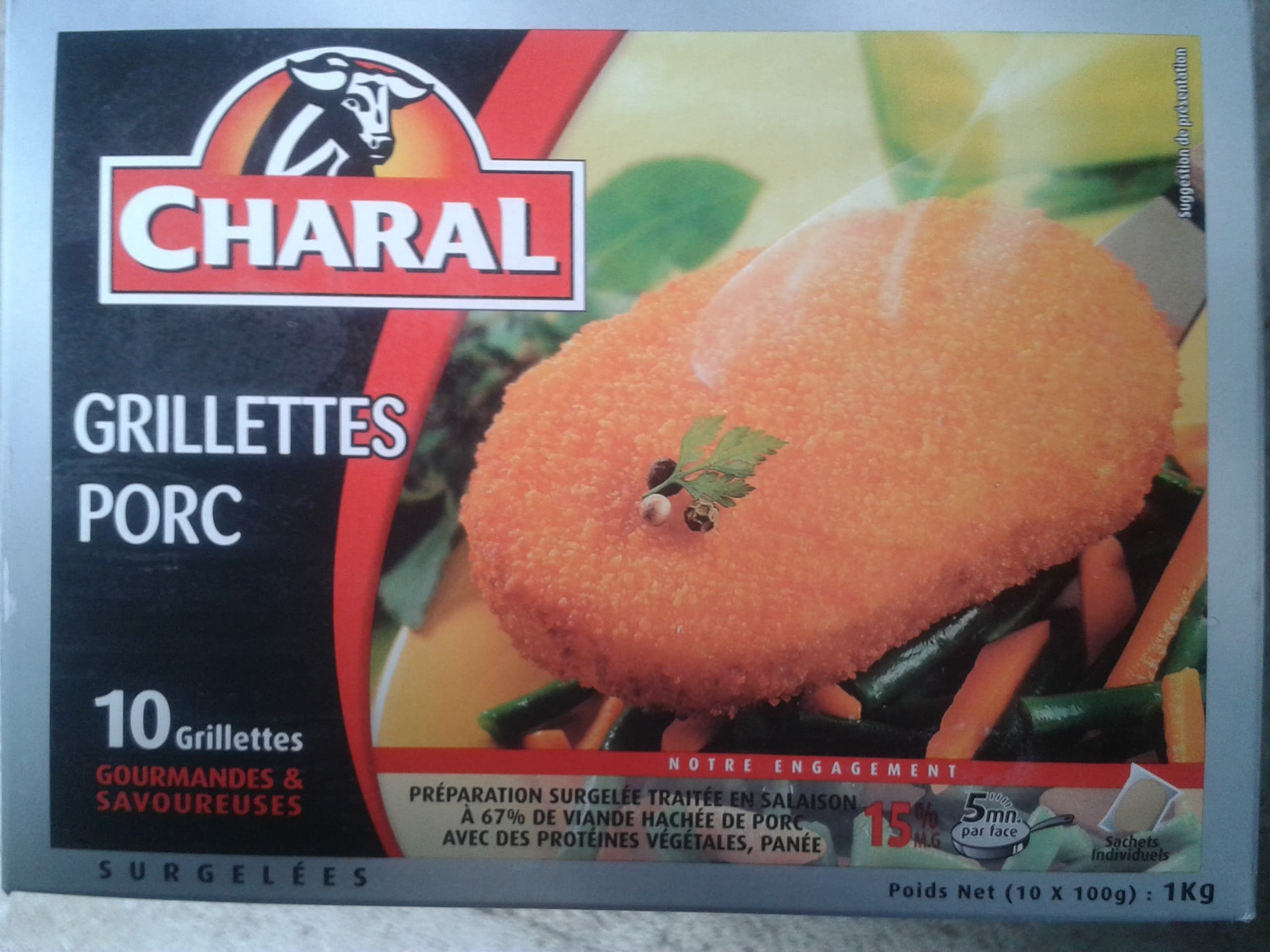 Charal Grillettes de Porc packshot