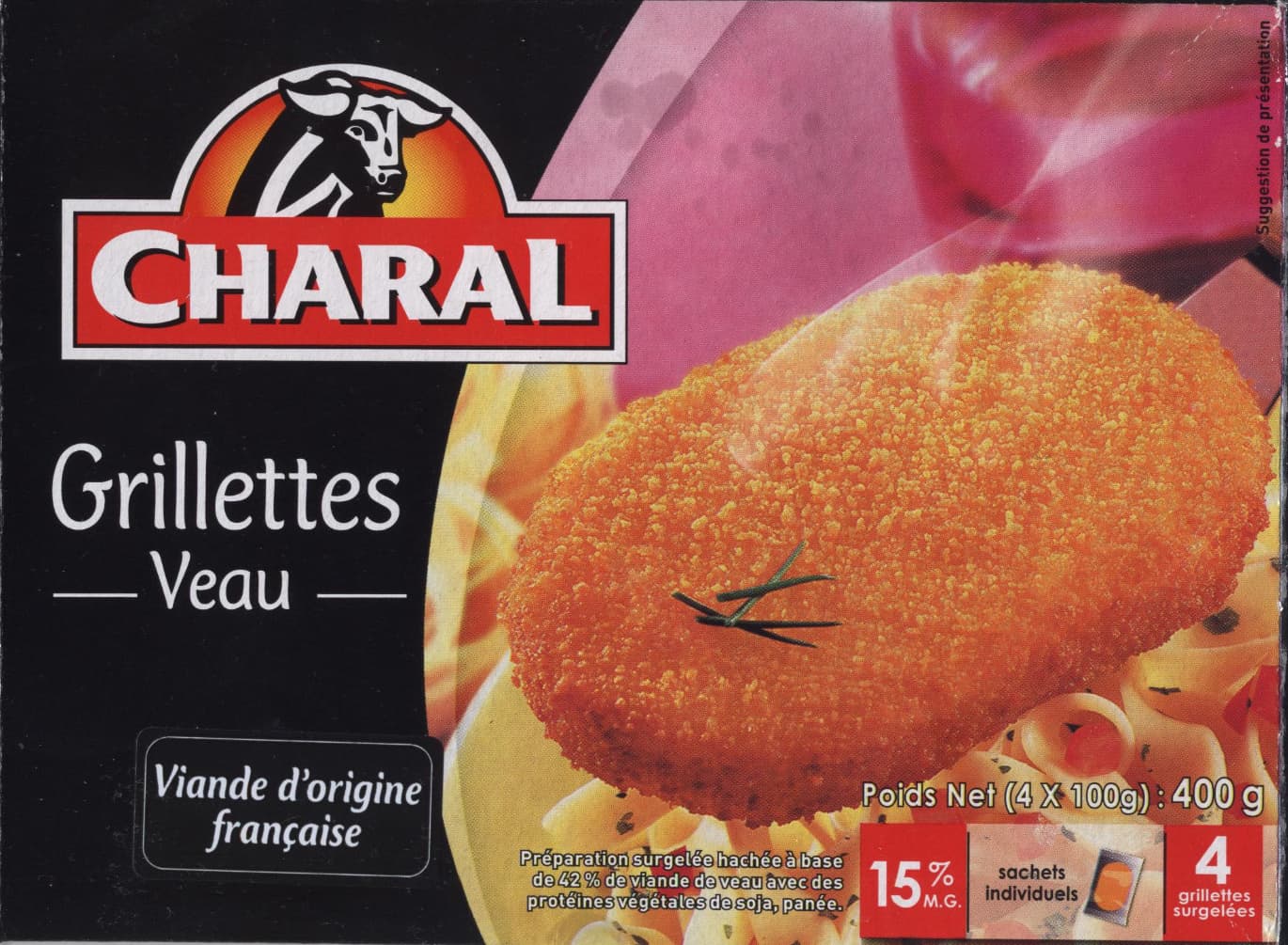 Charal Grillettes Veau packshot