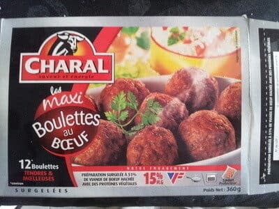 charal Boulettes au boeuf packshot