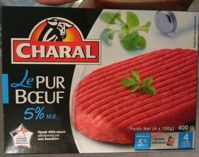 CHARAL Le Pur Bœuf 5% de M.G. packshot