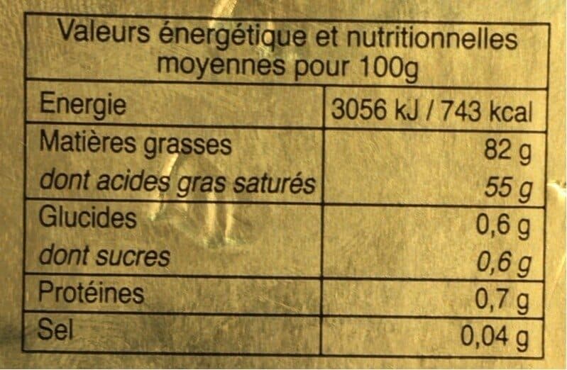Bassigny Beurre Pasterisé Bassigny packshot