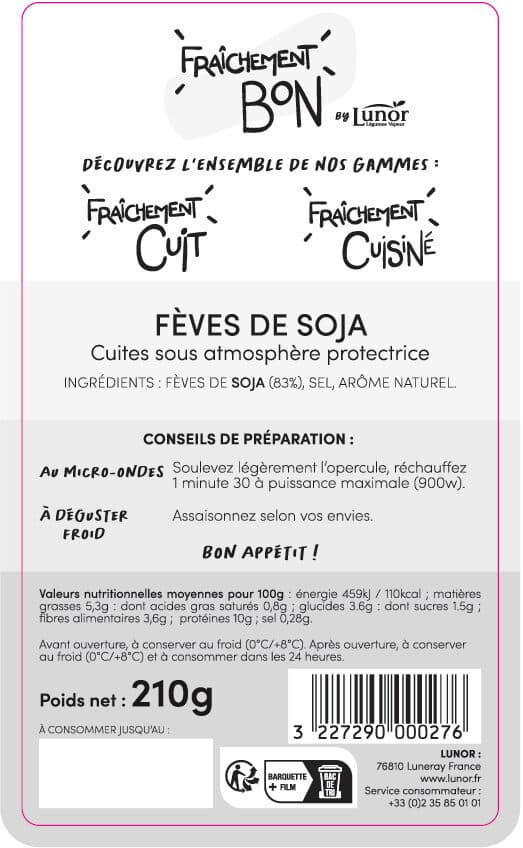 Fraîchement Cuit Edamame packshot
