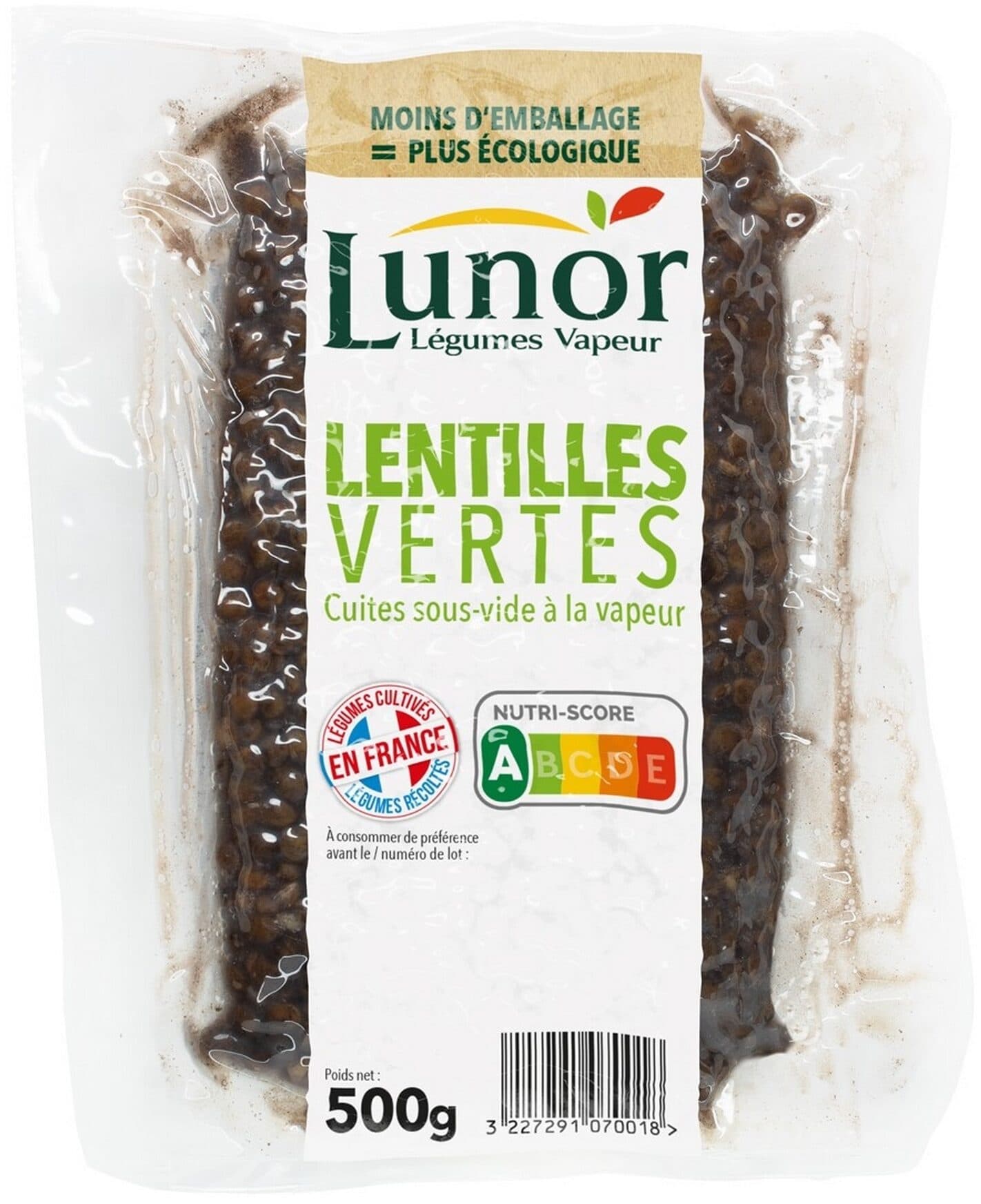 Lunor Lentille verte packshot