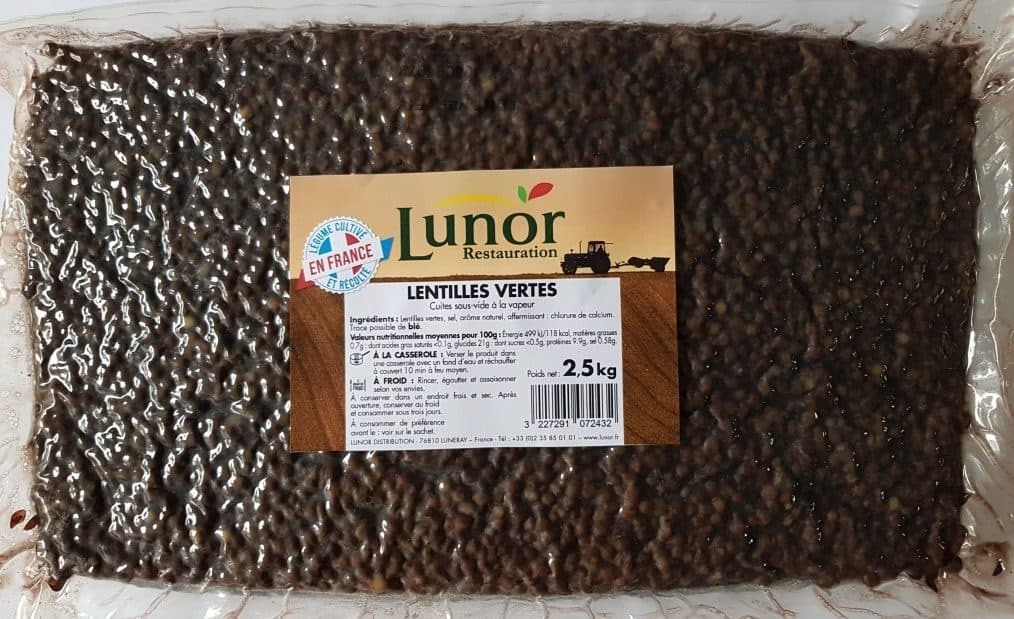 Lunor Lentilles Vertes packshot