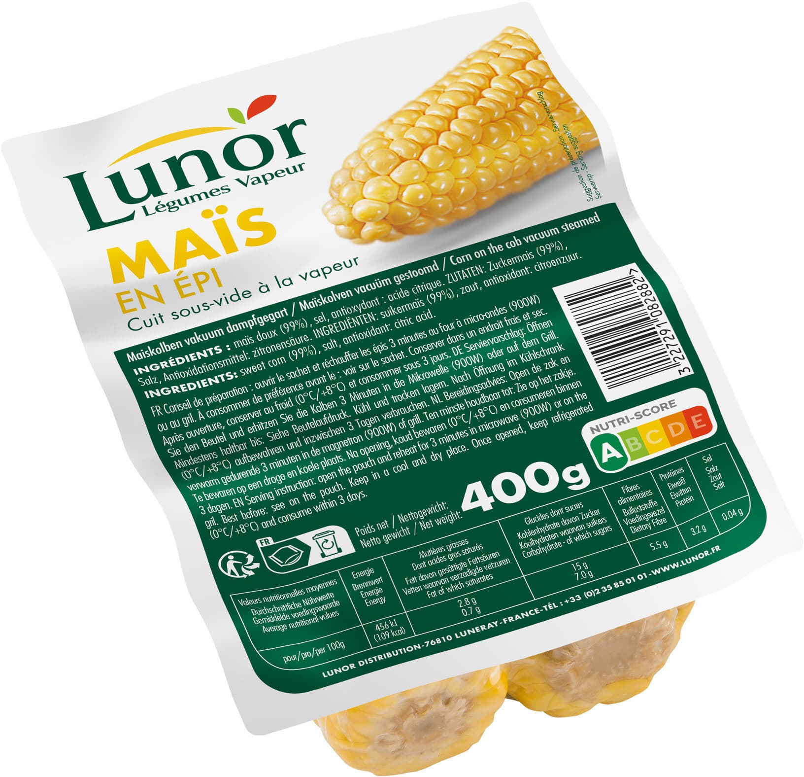Lunor Maïs épis packshot