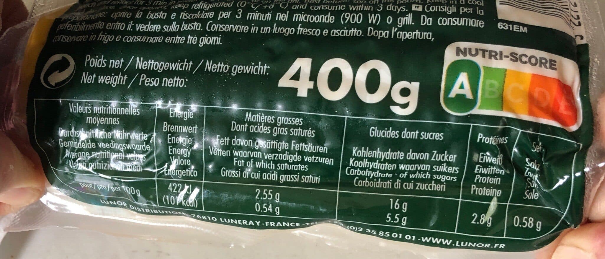 Lunor Maïs épis packshot