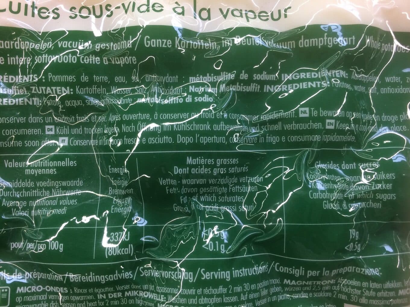 Lunor Pommes de terre entières ( packshot