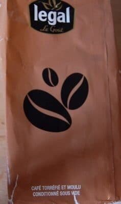 Legal Café torréfié et moulu packshot