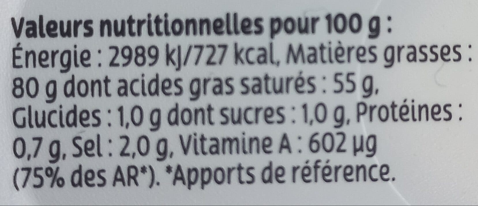 Président Beurre gastronomique demi-sel packshot