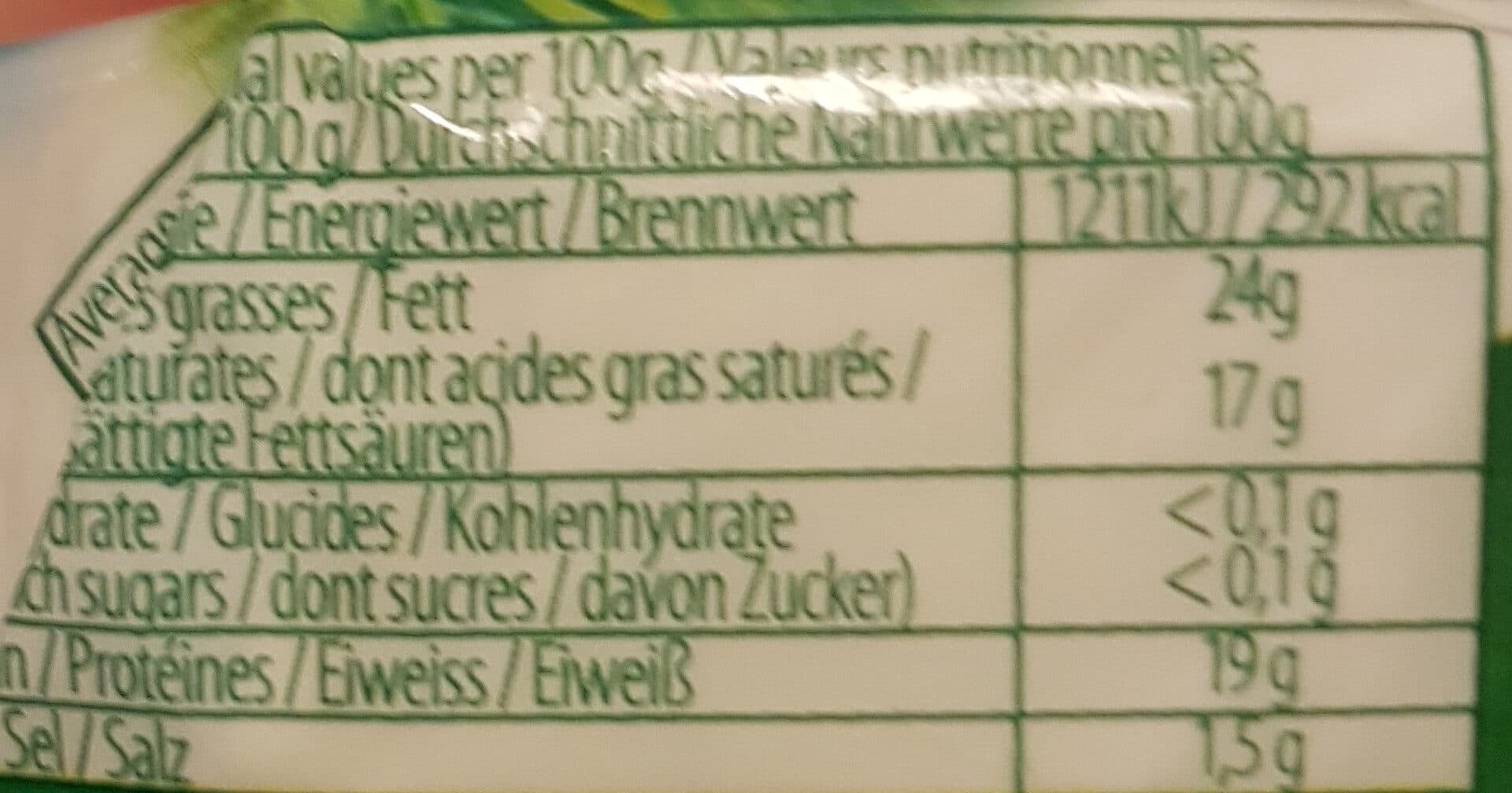 President PRESIDENT PALET CHEVRE 120g packshot