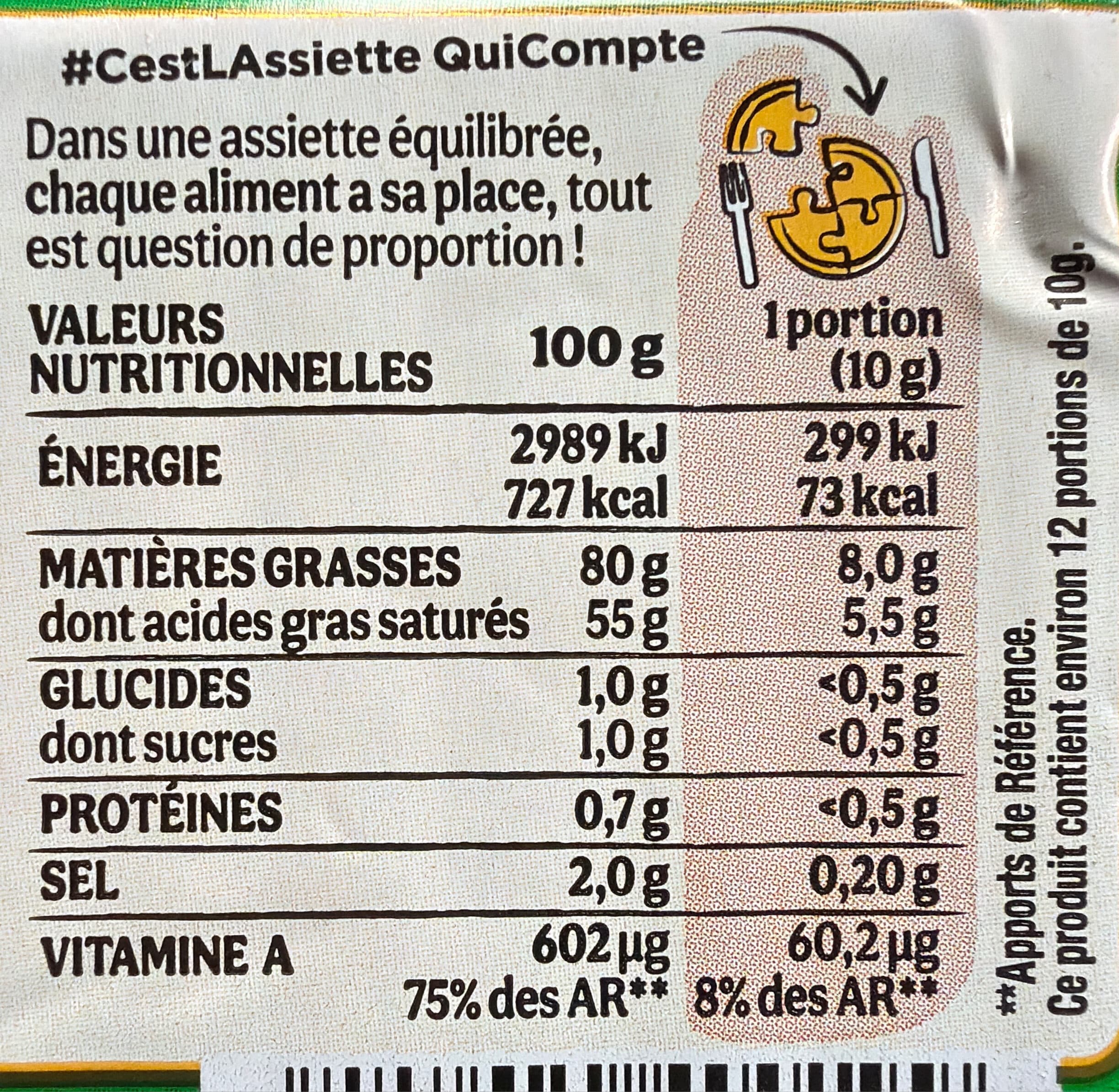 Président Le beurre Gastronomique packshot