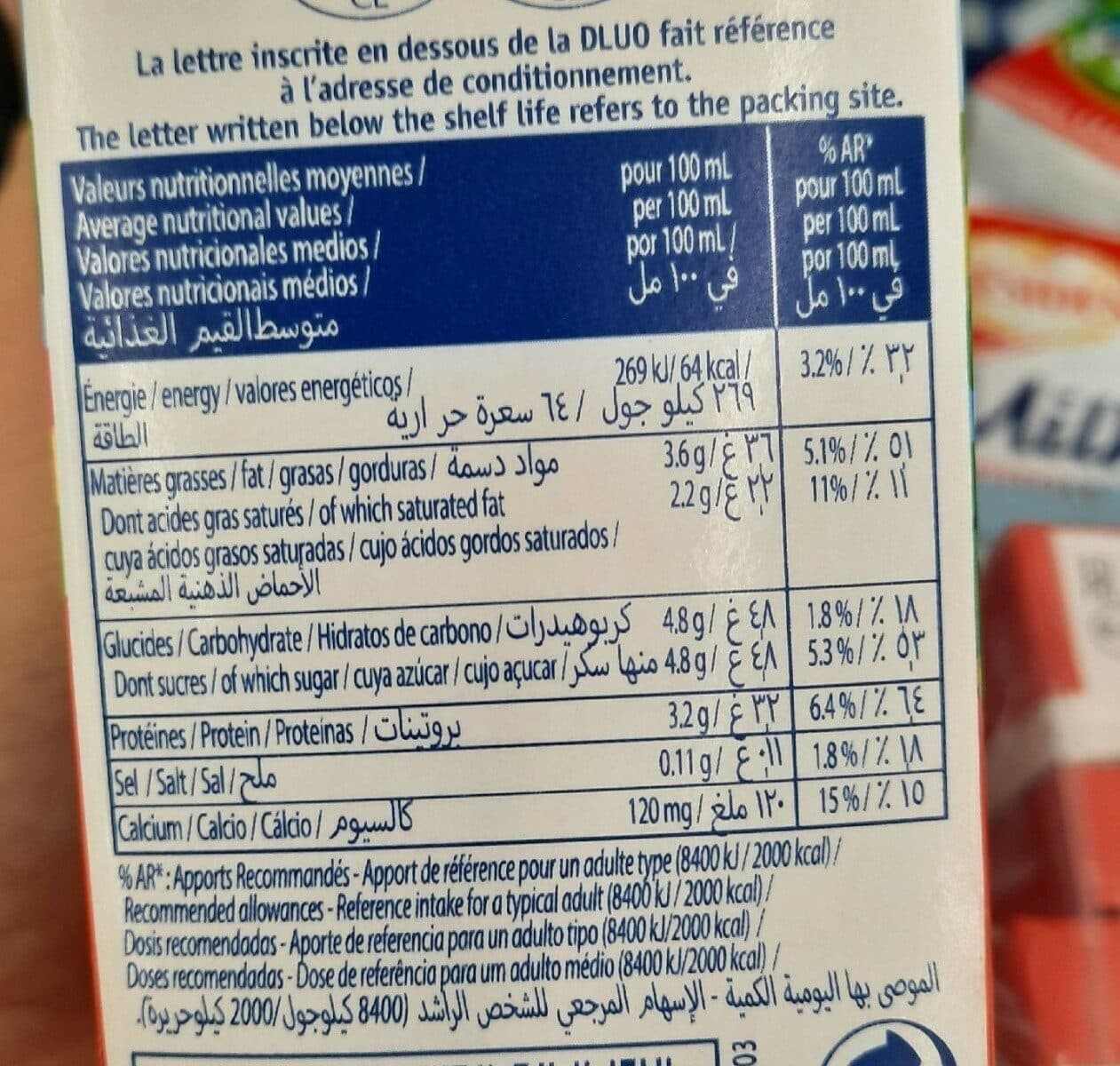 Président Président Lait entier packshot