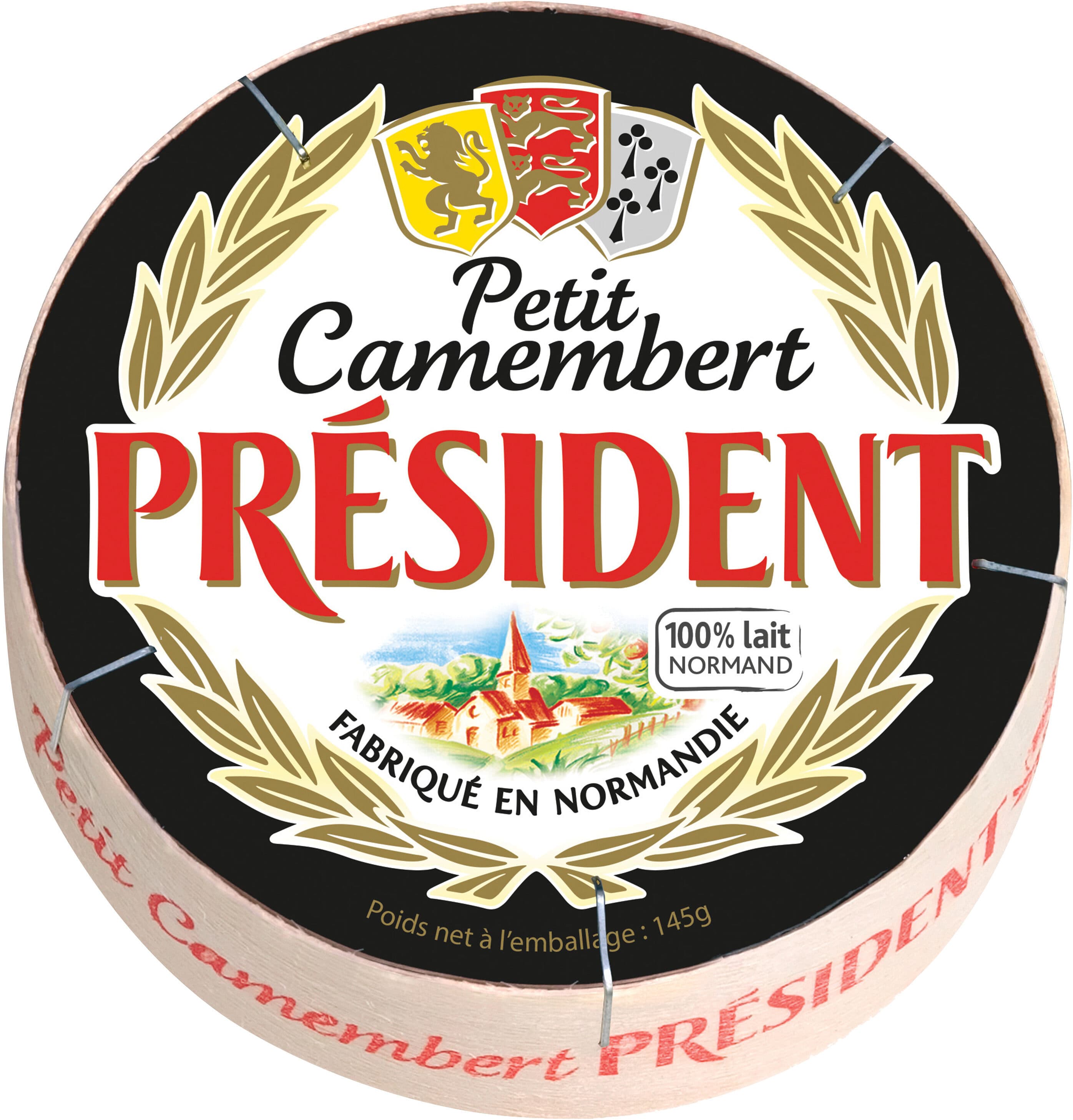 Président Petit camembert packshot