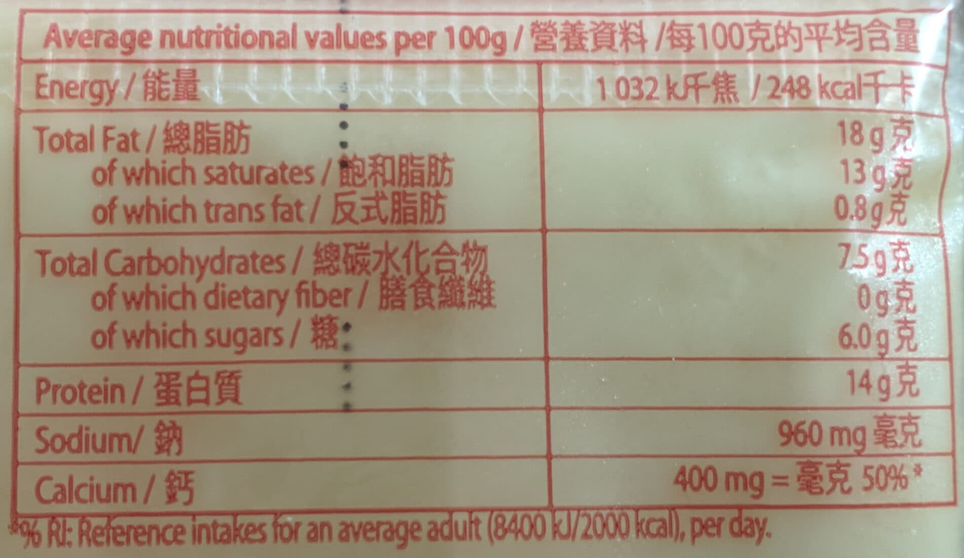 Président President Toast packshot