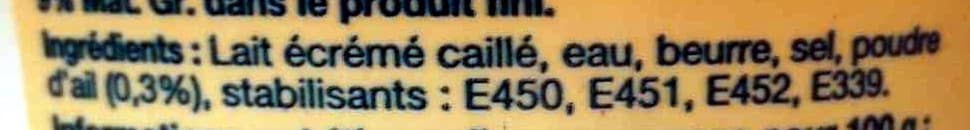 Leader Price Cancoillotte à l'Ail (9 % MG) packshot