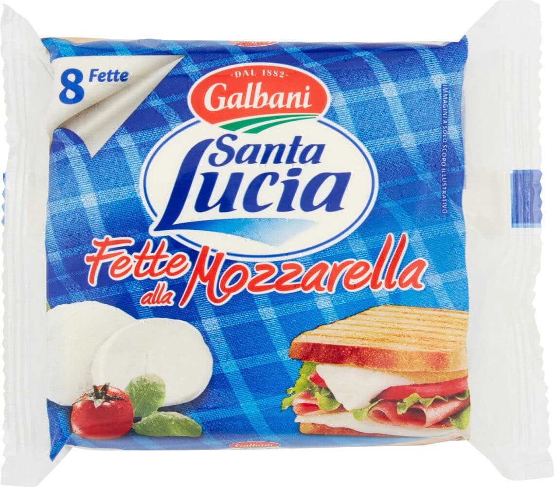 Galbani Santa lucia fette alla mozzarella fette packshot