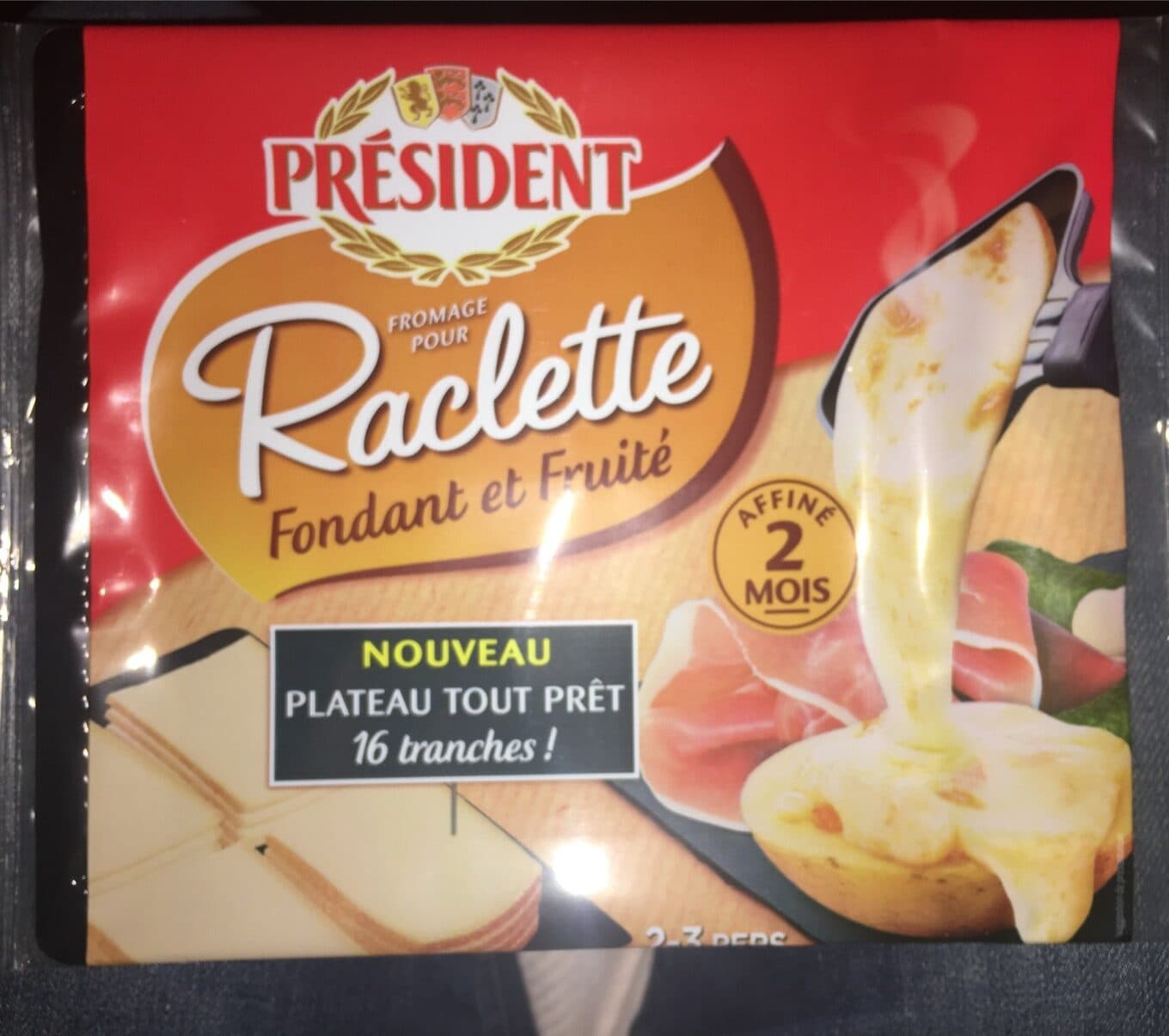 Président Fromage pour raclette packshot
