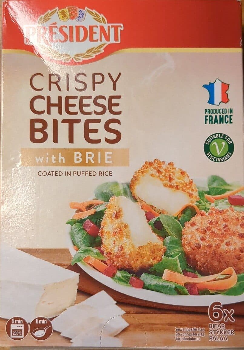 President Crispy Cheese Bites with Brie packshot