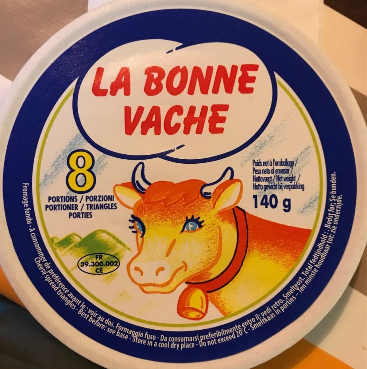 Open Food Facts La Bonne Vache 8 Portions 140G packshot