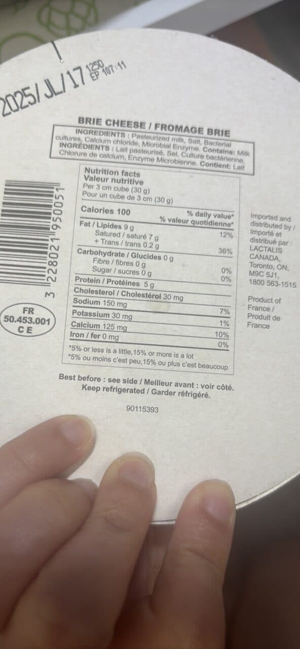 Président President petit brie 500g packshot