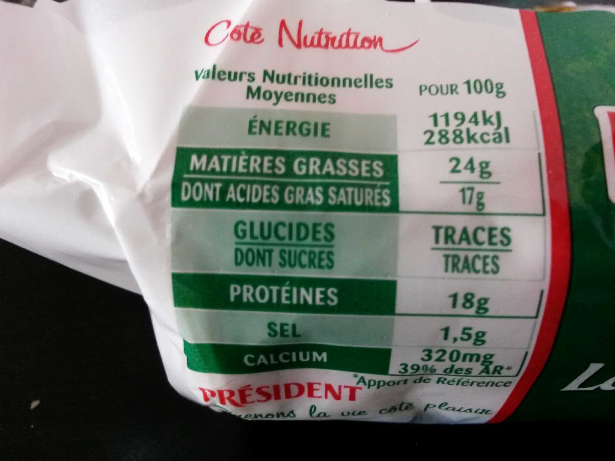 President La bûche de chèvre packshot