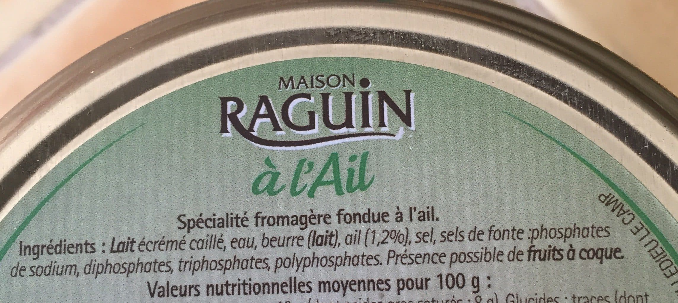 Maison Raguin Cancoillotte à l'ail packshot