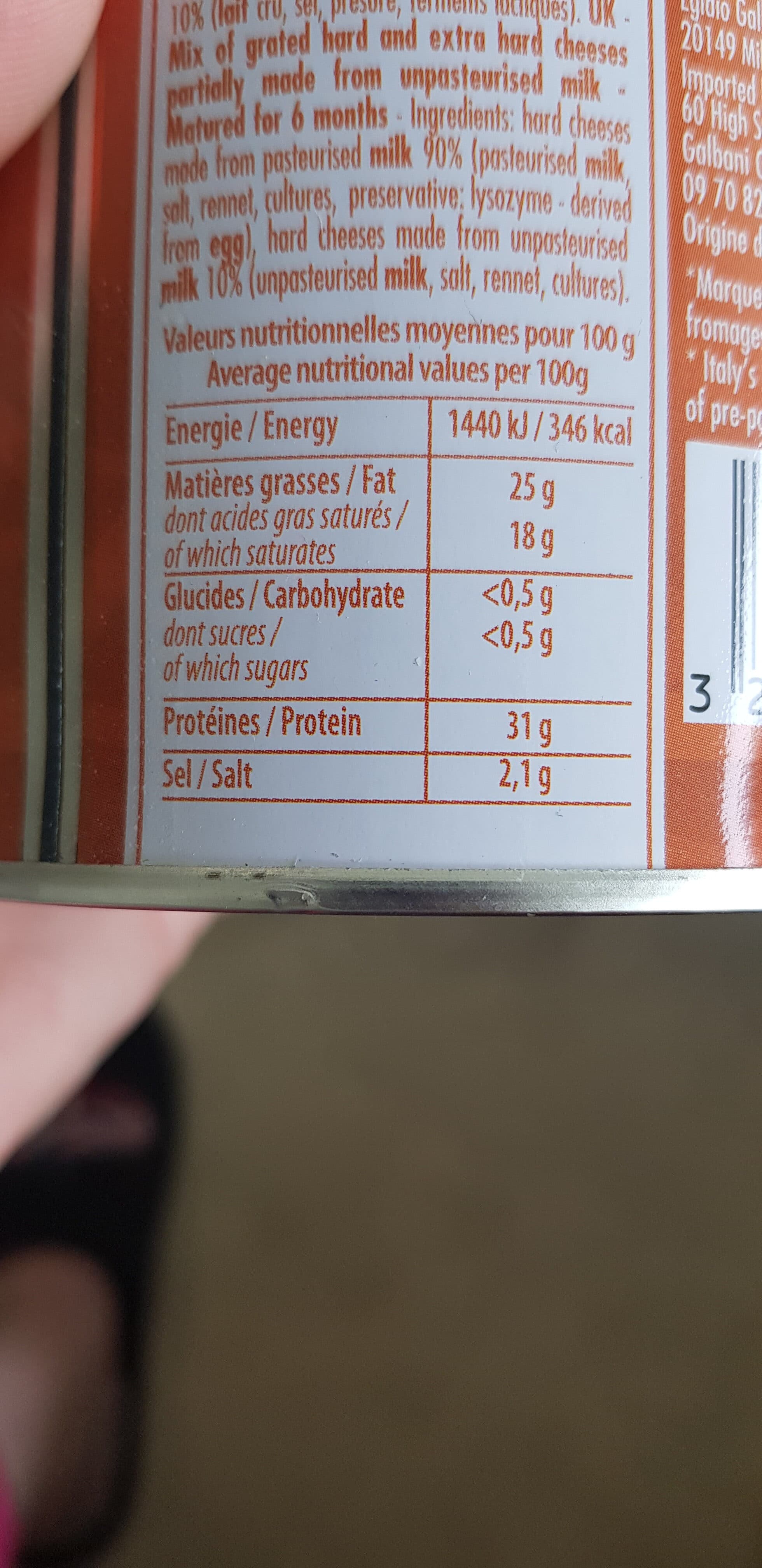 Galbani Grangusto boite fraicheur 150g packshot