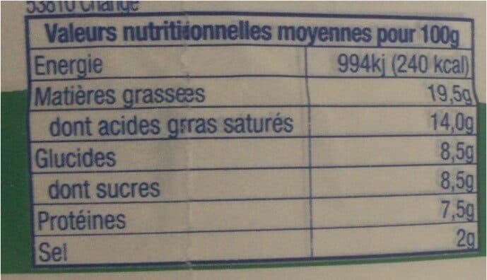 Open Food Facts Vache grosjean packshot