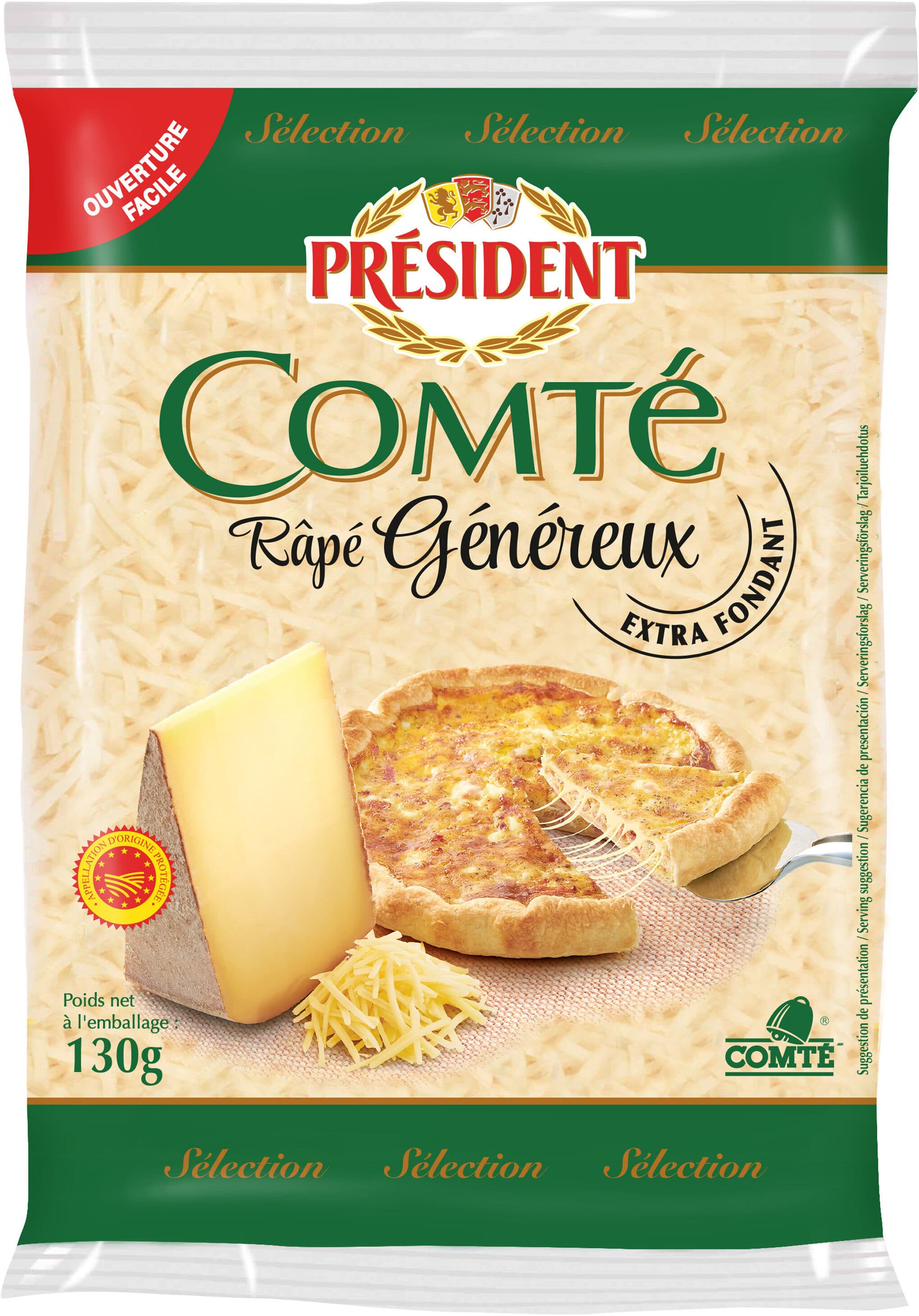 Président President comte le montarlier rape genereux 130g packshot