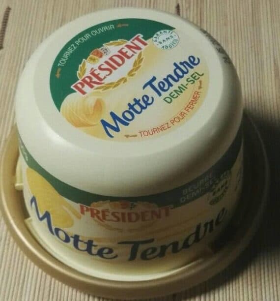 Président Motte tendre Demi-sel packshot