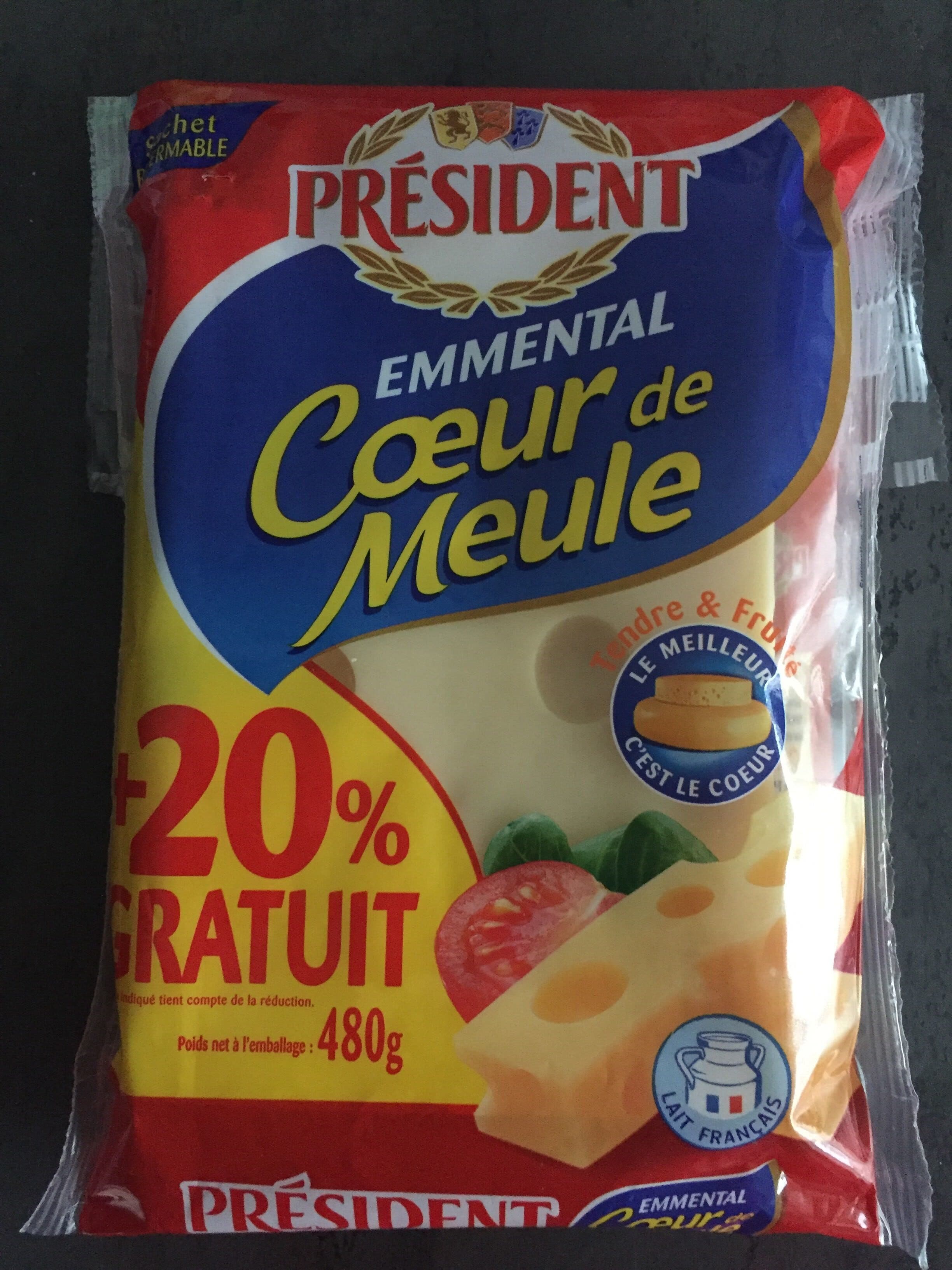 Président Cœur de Meule - Emmental packshot