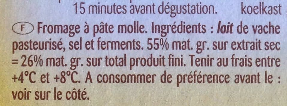 Président La brique packshot