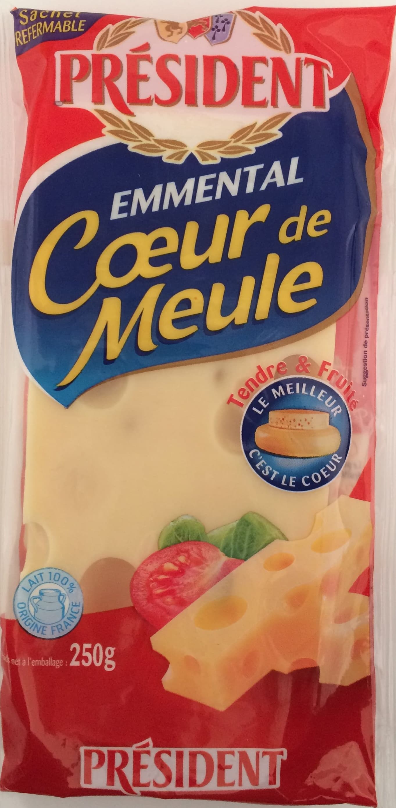 Président Emmental Cœur de Meule (28 % MG) packshot